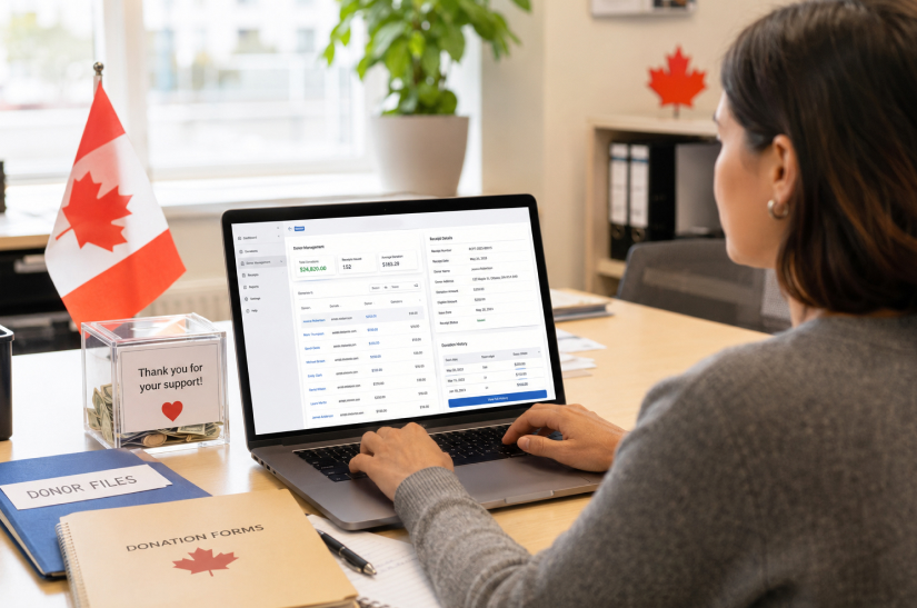 Donation Receipt Software for Canadian Registered Charities