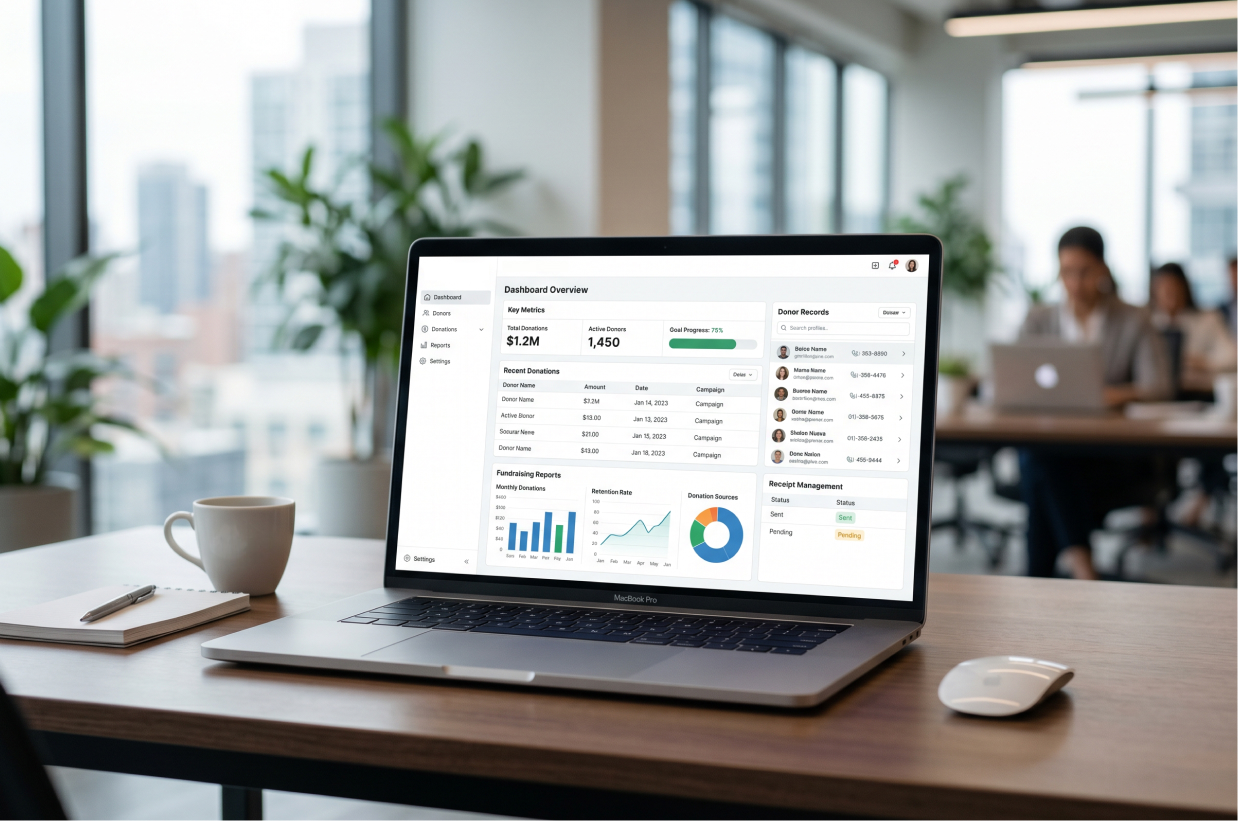 charity donation tracking software