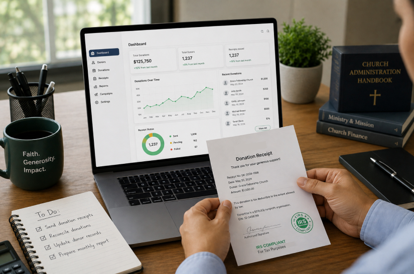 IRS Compliance Donation Receipt Software