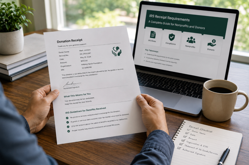 IRS Receipt Requirements for Benefits Received