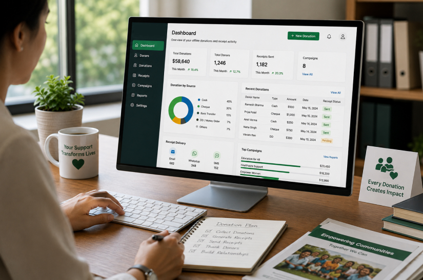 Offline Donation Receipt Software