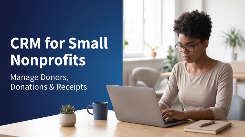 Best CRM for Small Nonprofits in 2026: A Simple Way to Manage Donors, Donations and Receipts