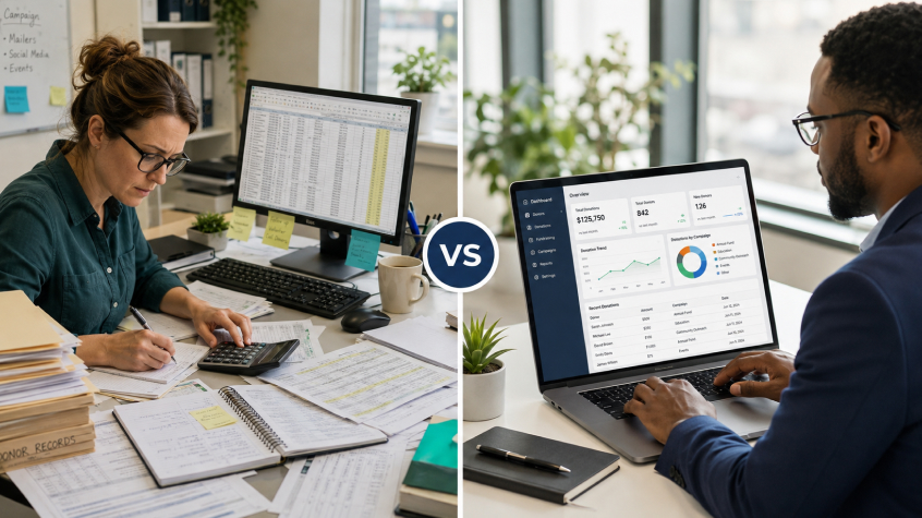 Donor Management Software vs Excel