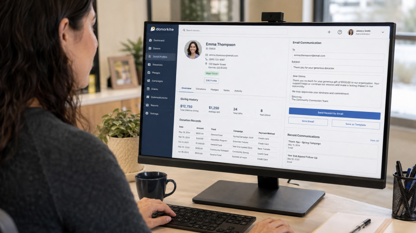 Best Donor Management Software With Email