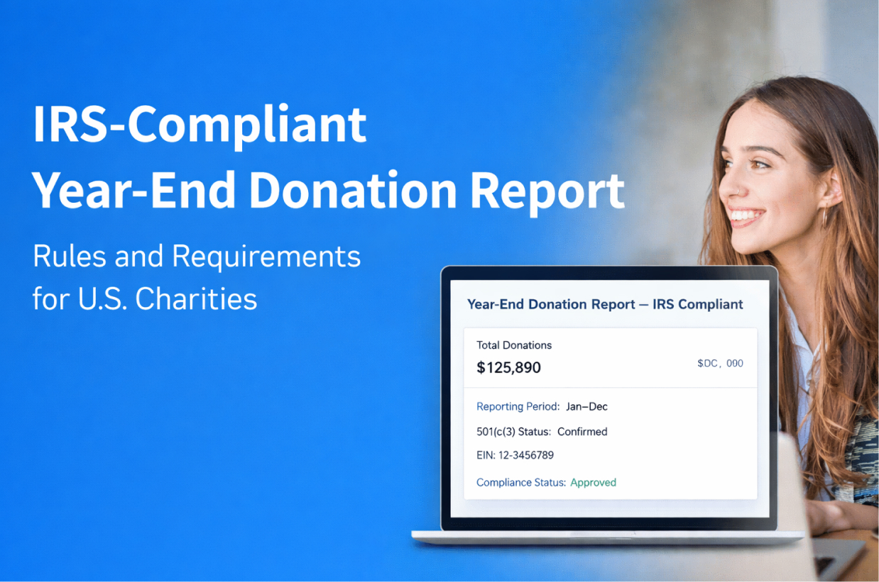 IRS-Compliant Year-End Donation Report