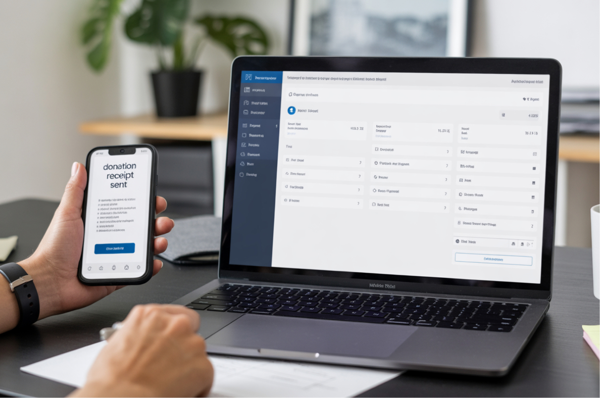 Tax-Compliant SMS Donation Receipt Software