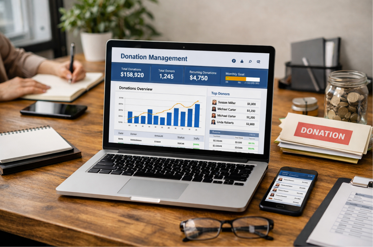 Donation Record Management Software